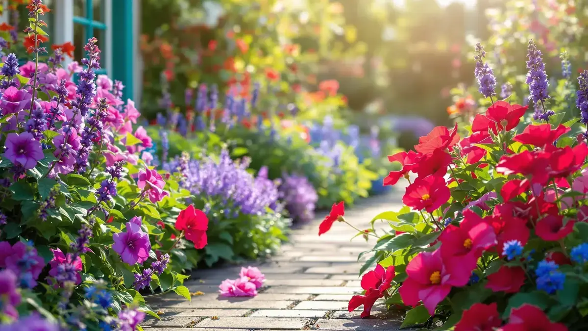 Giardino di tendenza 2025: ecco i colori di punta che illumineranno i vostri spazi esterni quest’anno